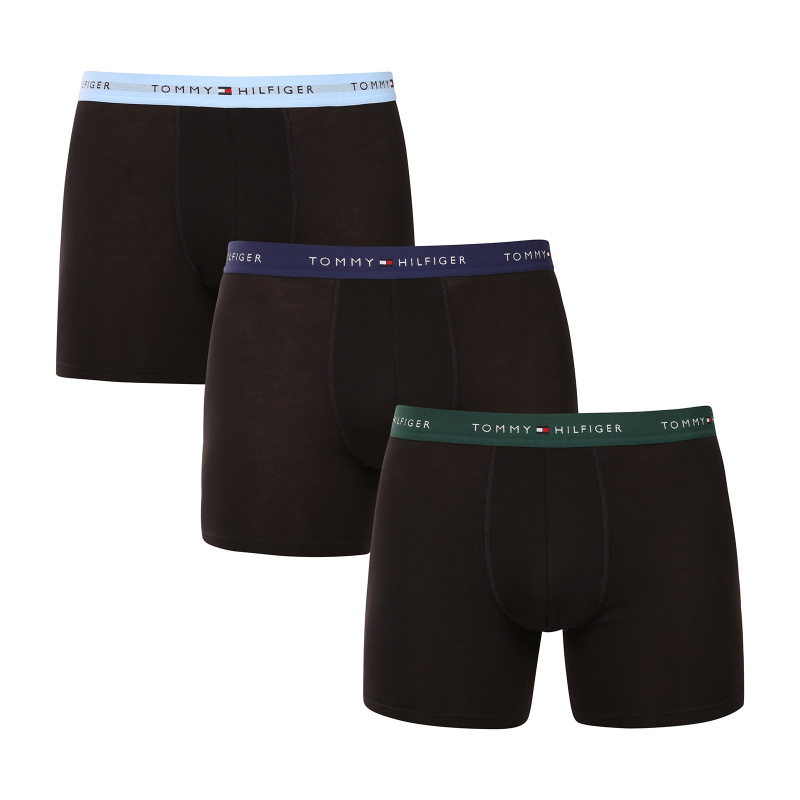 3PACK pánské boxerky Tommy Hilfiger černé (UM0UM02765 0TQ) XL, trenky / trenýrky
