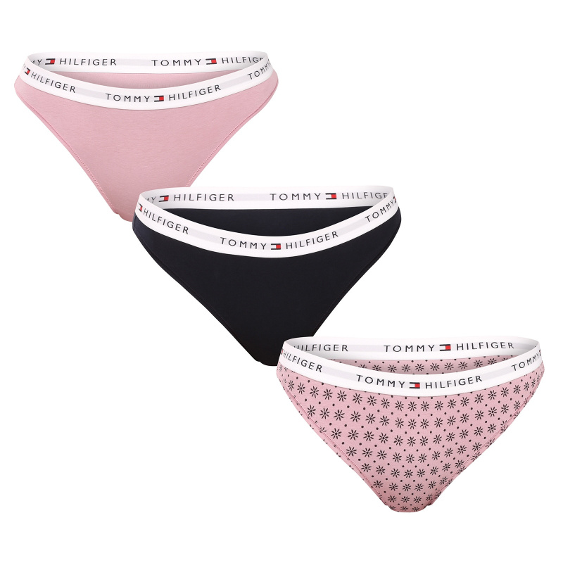 3PACK dámské kalhotky Tommy Hilfiger vícebarevné (UW0UW05529 0WI) XS