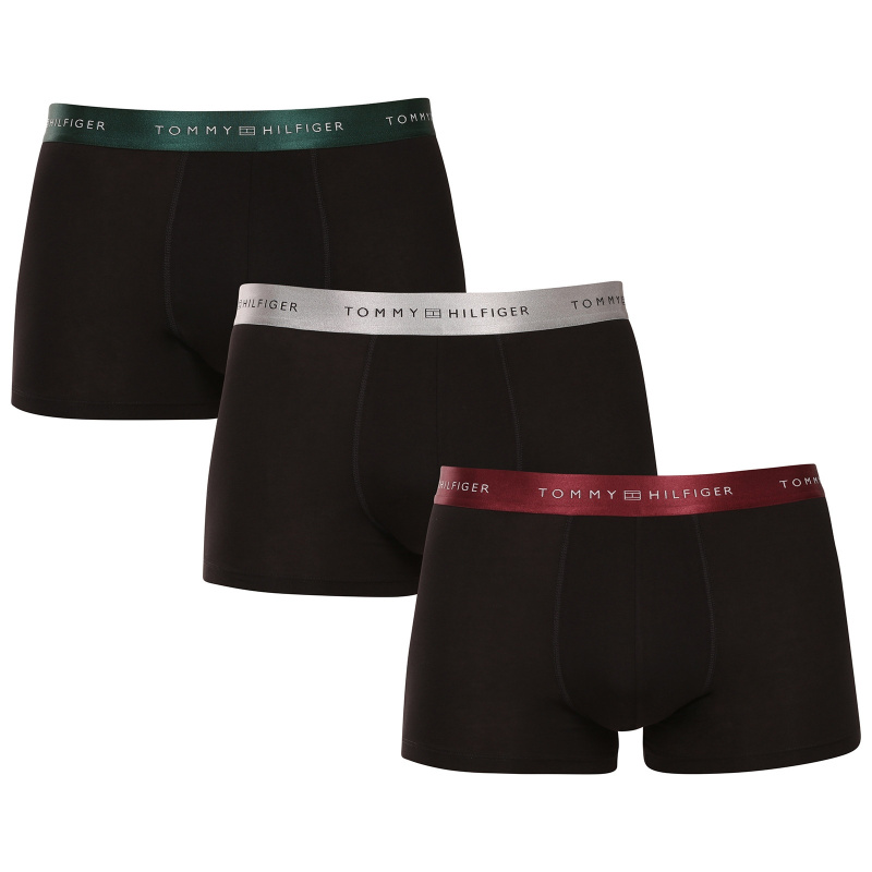 3PACK pánské boxerky Tommy Hilfiger černé (UM0UM03411 0R4) L, trenky / trenýrky