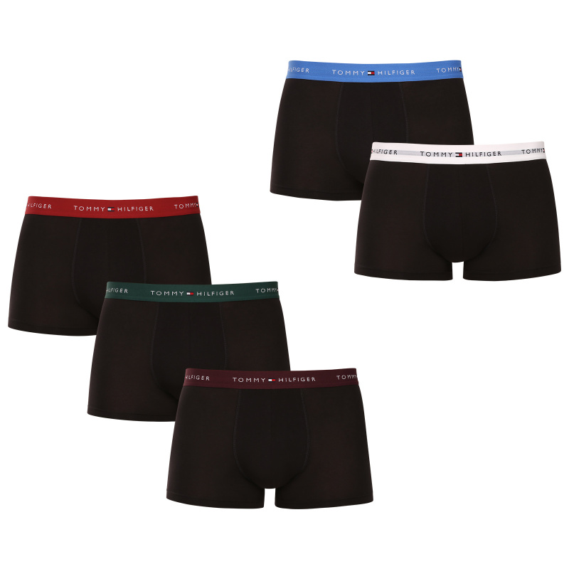 5PACK pánské boxerky Tommy Hilfiger černé (UM0UM03061 0TO) L, trenky / trenýrky