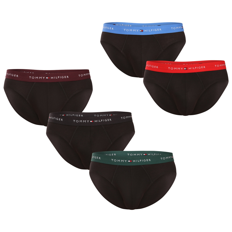 5PACK pánské slipy Tommy Hilfiger černé (UM0UM03386 0VO) XXL