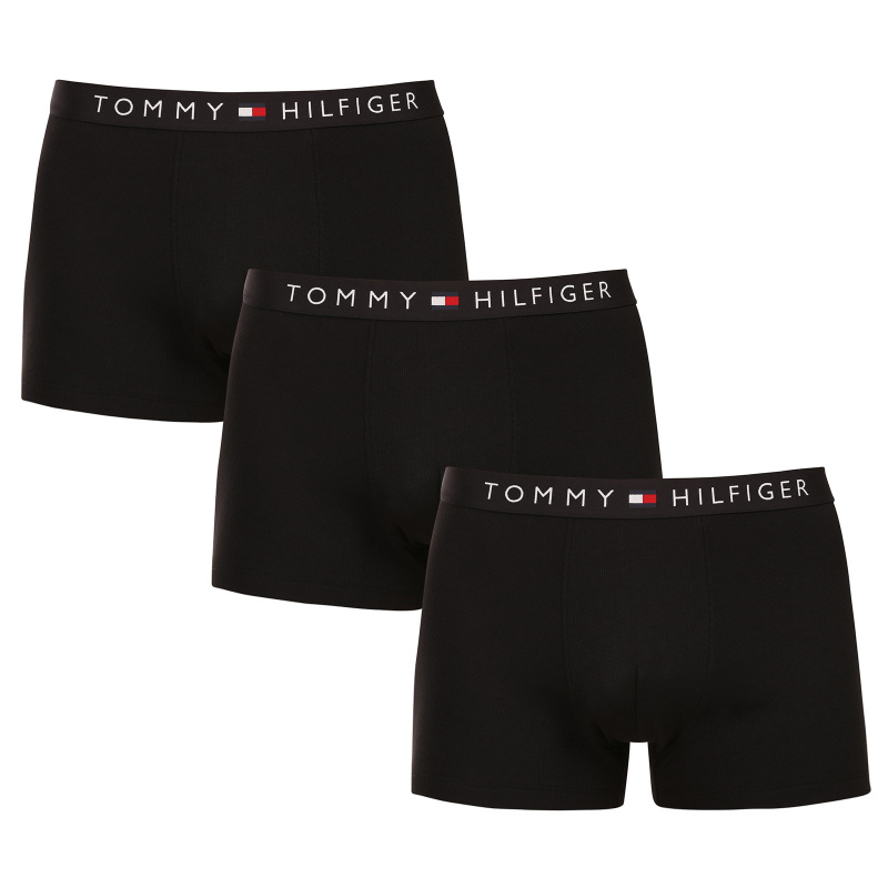 3PACK pánské boxerky Tommy Hilfiger černé (UM0UM03622 0XK) L, trenky / trenýrky