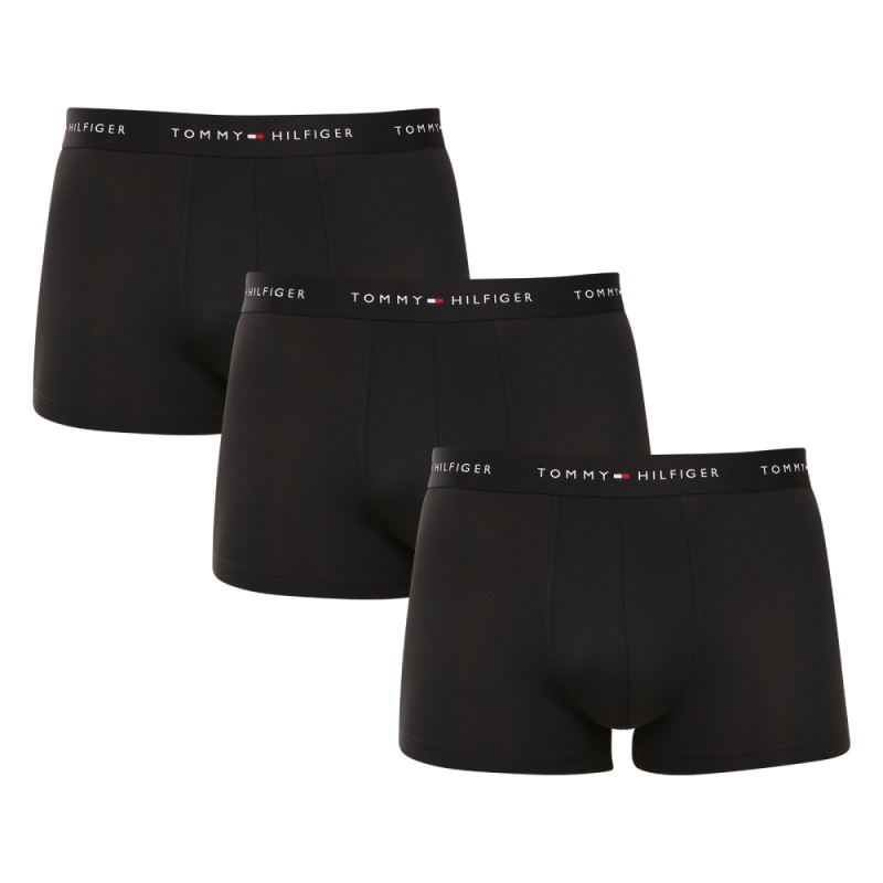 3PACK pánské boxerky Tommy Hilfiger černé (UM0UM03617 0XK) XL, trenky / trenýrky