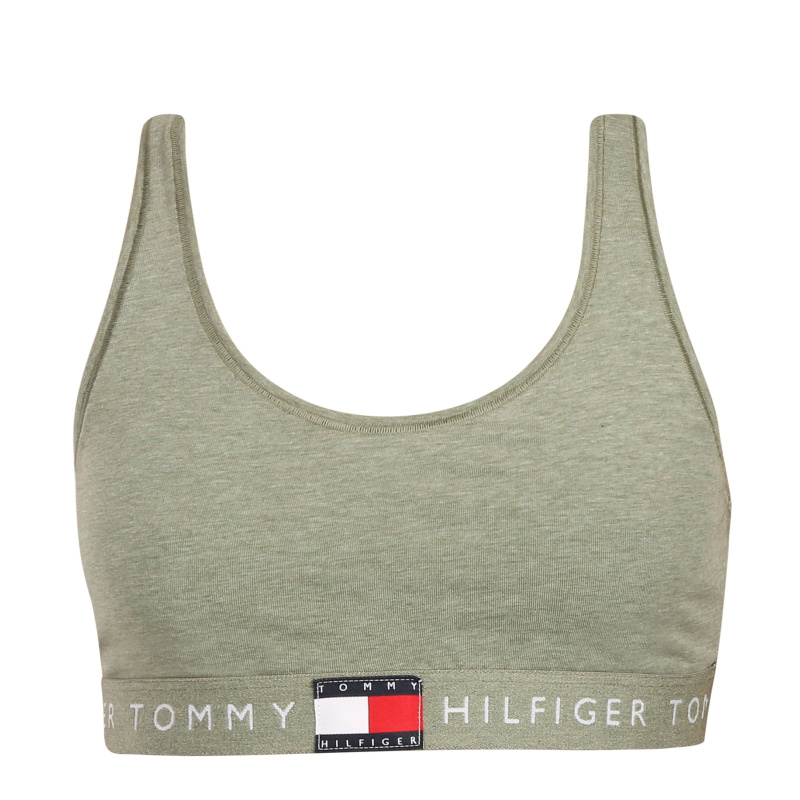 Dámská podprsenka Tommy Hilfiger zelená (UW0UW06221 M1O) S