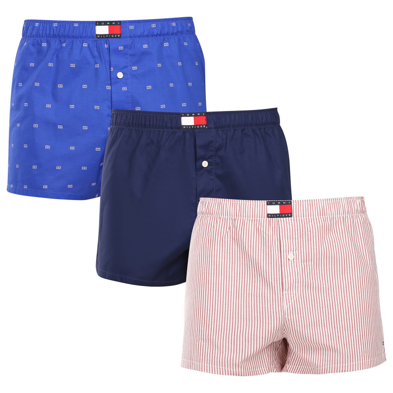 3PACK pánské trenky Tommy Hilfiger vícebarevné (UM0UM03613 0UN) M, trenýrky