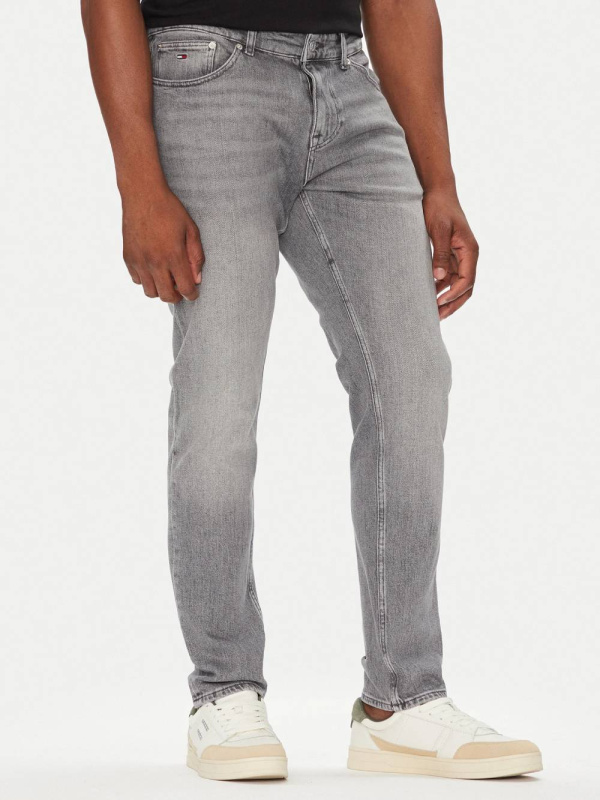 Tommy Jeans pánské šedé džíny