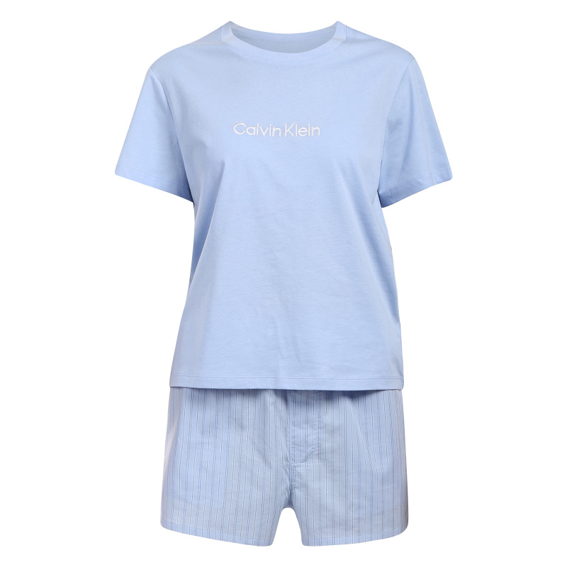 Dámské pyžamo Calvin Klein modré (QS7576-39Z) S