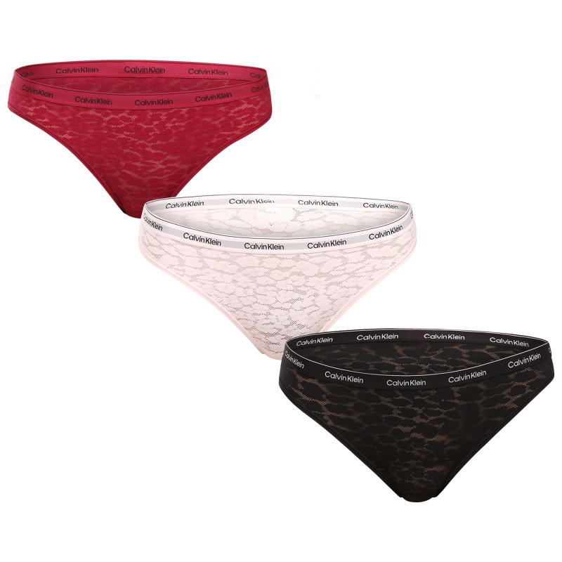 3PACK dámské kalhotky Calvin Klein vícebarevné (QD5069E 325) M
