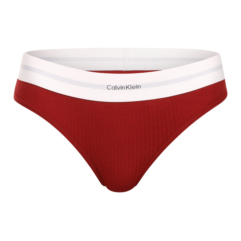 Dámská tanga Calvin Klein červená (QF8023-AF8) S