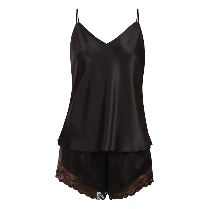 Dámské pyžamo Calvin Klein černé (QS7577-UB1) M