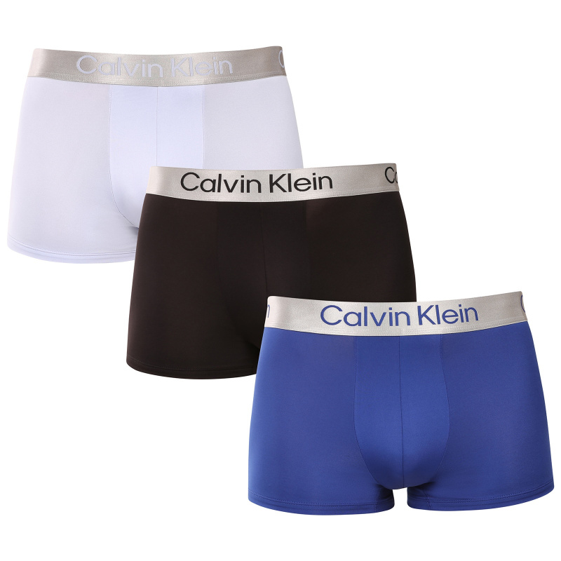 3PACK pánské boxerky Calvin Klein vícebarevné (NB4269-0HE) S, trenky / trenýrky