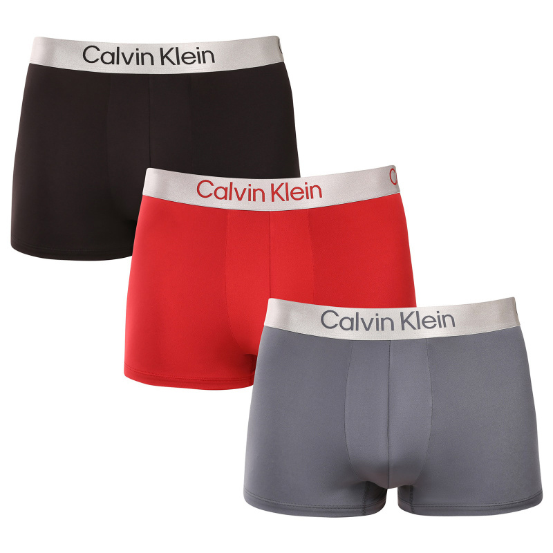 3PACK pánské boxerky Calvin Klein vícebarevné (NB4269-0GU) L, trenky / trenýrky