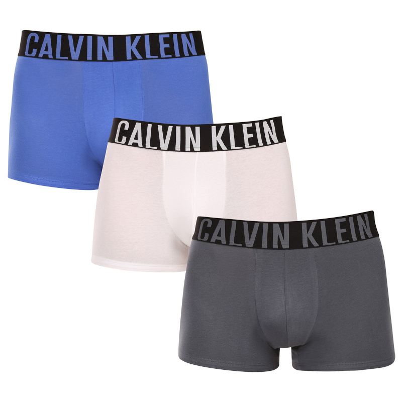 3PACK pánské boxerky Calvin Klein vícebarevné (NB3608A-ZD9) S, trenky / trenýrky