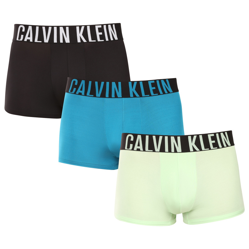 3PACK pánské boxerky Calvin Klein vícebarevné (NB3775A-ZD7) S, trenky / trenýrky