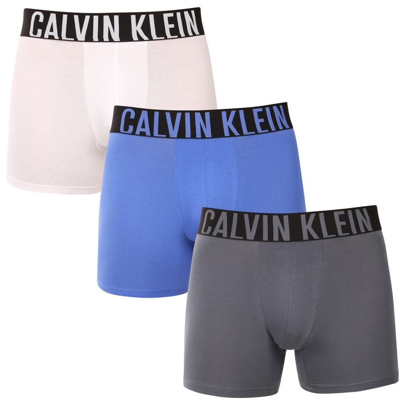 3PACK pánské boxerky Calvin Klein vícebarevné (NB3609A-ZD9) S, trenky / trenýrky