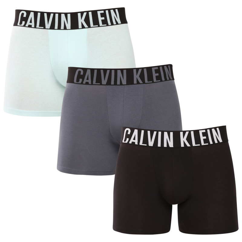 3PACK pánské boxerky Calvin Klein vícebarevné (NB3609A-ZDB) XL, trenky / trenýrky