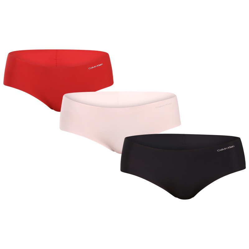 3PACK dámské kalhotky Calvin Klein bezešvé vícebarevné (QD3559E 31O) L