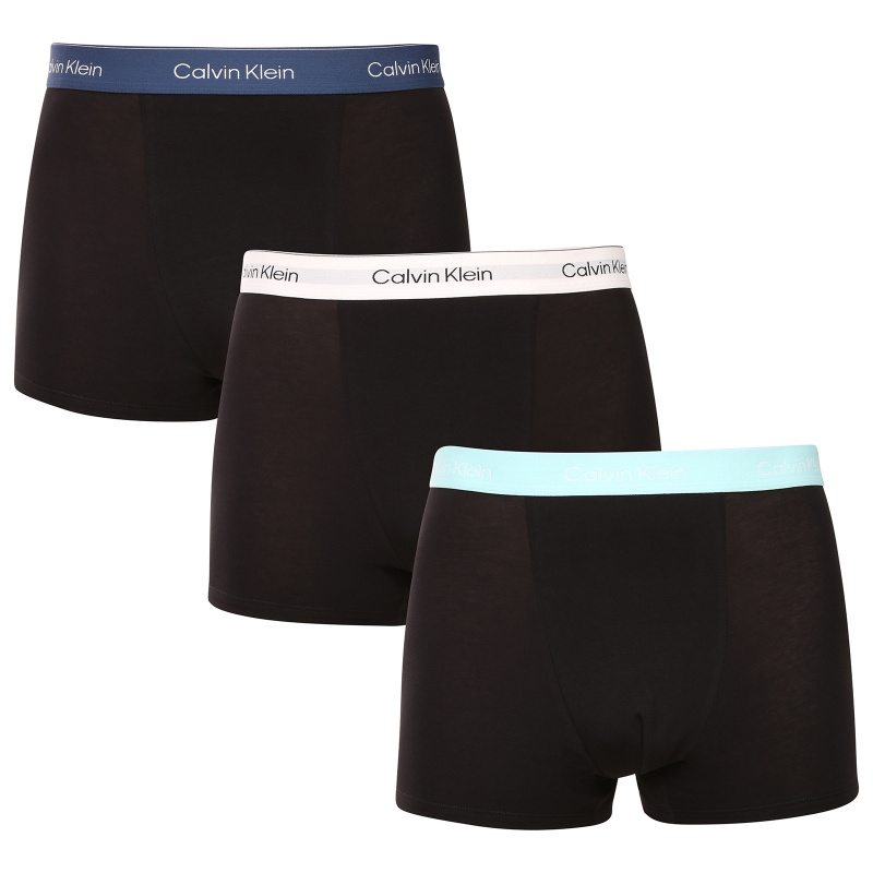 3PACK pánské boxerky Calvin Klein černé (NB4286-3VN) 4XL, trenky / trenýrky