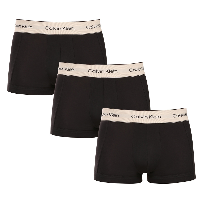 3PACK pánské boxerky Calvin Klein černé (NB4446-UB1) XL, trenky / trenýrky