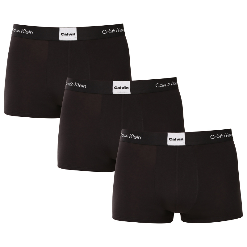 3PACK pánské boxerky Calvin Klein černé (NB4476-UB1) L, trenky / trenýrky