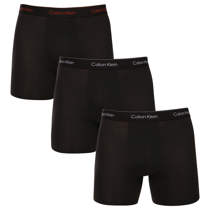 3PACK pánské boxerky Calvin Klein černé (NB4394-0FL) L, trenky / trenýrky