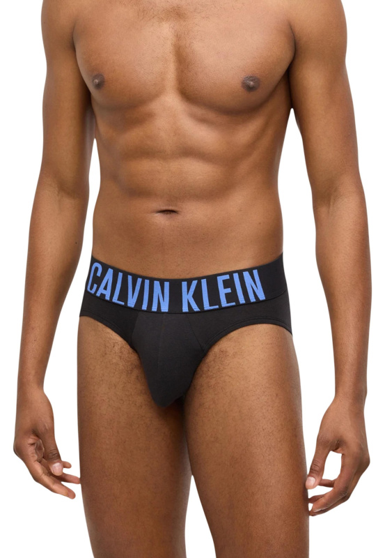 3PACK pánské slipy Calvin Klein černé (NB3607A-ZDM) M