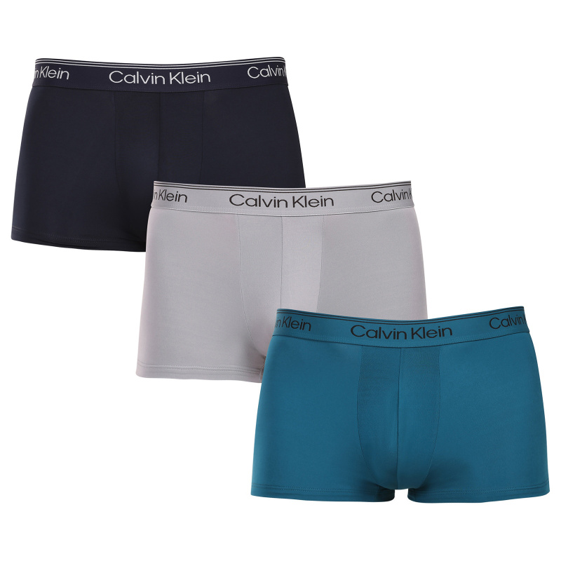 3PACK pánské boxerky Calvin Klein vícebarevné (NB4409-0B6) L, trenky / trenýrky