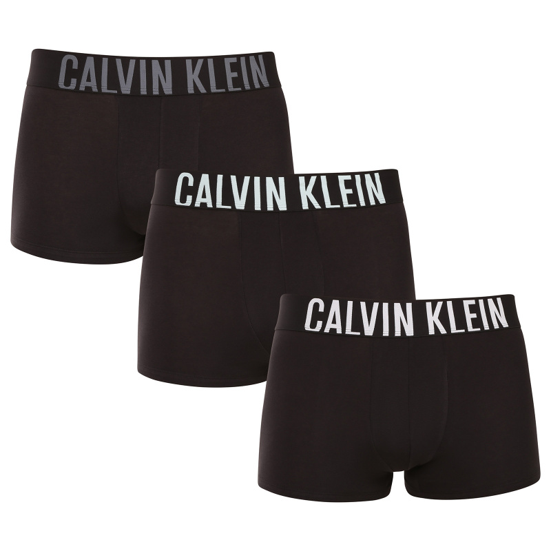 3PACK pánské boxerky Calvin Klein černé (NB3608A-ZDO) XXL, trenky / trenýrky