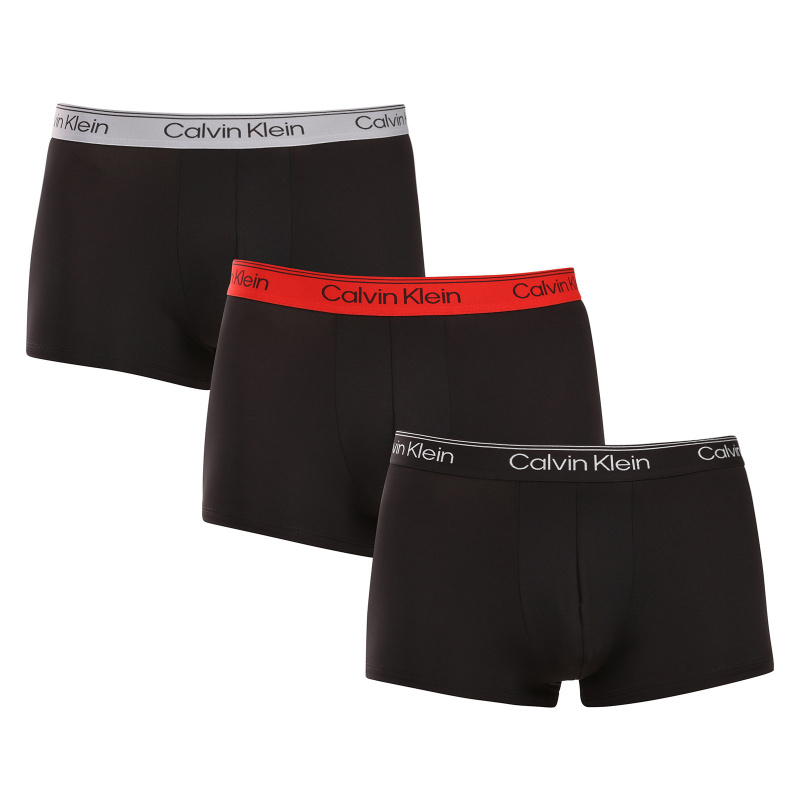 3PACK pánské boxerky Calvin Klein černé (NB4409-0AZ) XXL, trenky / trenýrky