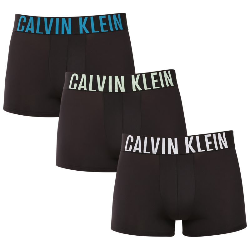 3PACK pánské boxerky Calvin Klein černé (NB3775A-ZDJ) M, trenky / trenýrky