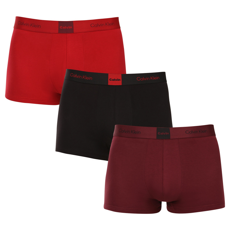 3PACK pánské boxerky Calvin Klein vícebarevné (NB4476-3U4) L, trenky / trenýrky