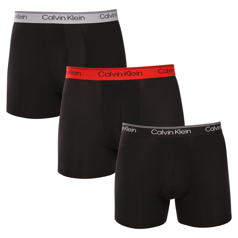 3PACK pánské boxerky Calvin Klein černé (NB4410-0AZ) XL, trenky / trenýrky