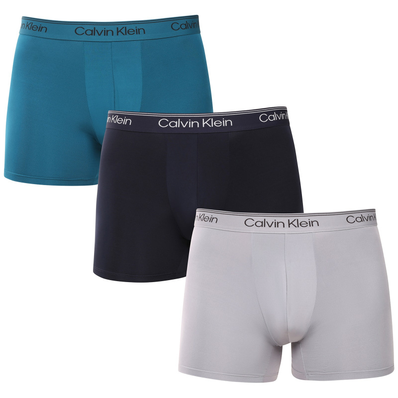 3PACK pánské boxerky Calvin Klein vícebarevné (NB4410-0B6) M, trenky / trenýrky
