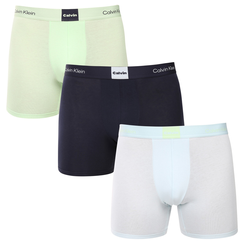 3PACK pánské boxerky Calvin Klein vícebarevné (NB4477-3U3) XL, trenky / trenýrky