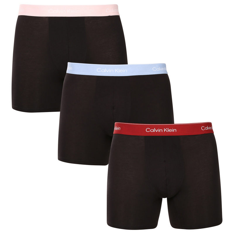 3PACK pánské boxerky Calvin Klein černé (NB4394-2VA) 4XL, trenky / trenýrky