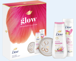 Dove Glow dárková sada pro ženy