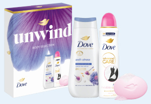 Dove Unwind dárková sada pro ženy