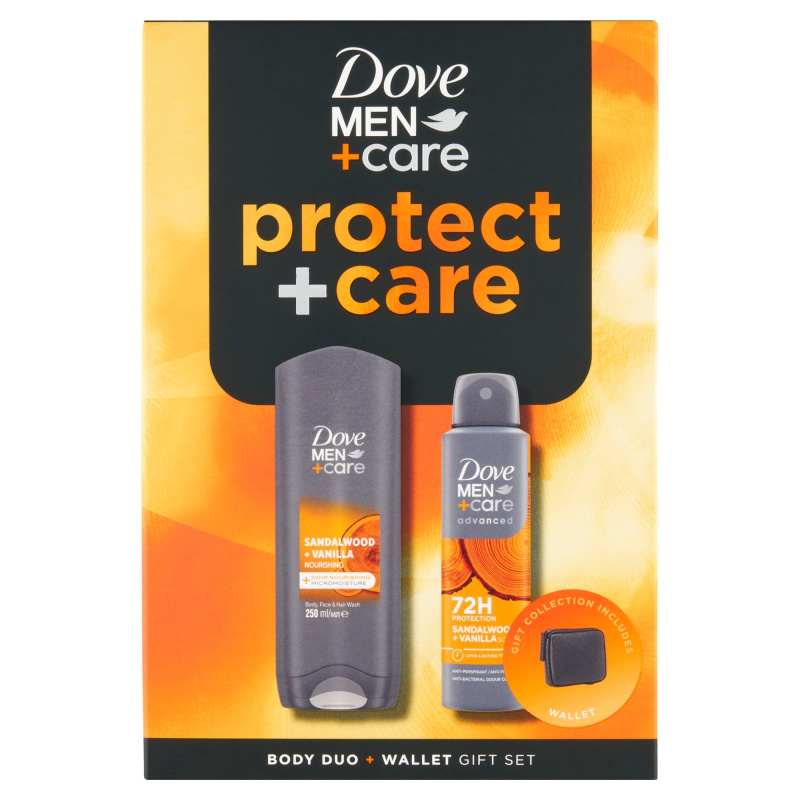 Dove Men+Care Sandalwood&Vanilla dárková sada pro muže
