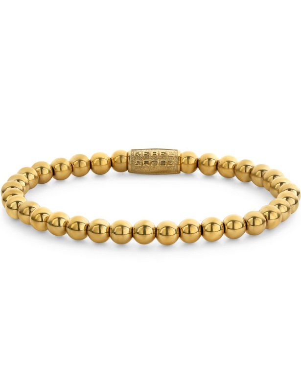 Rebel & Rose RR-60143-G-M náramek Yellowgold Handmade Rocks