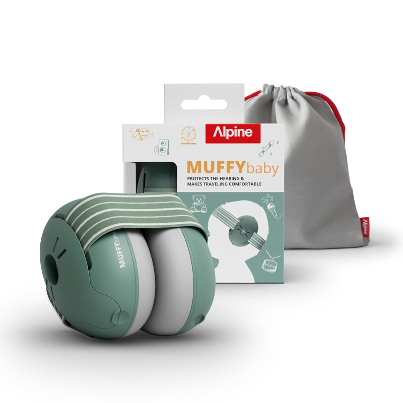 Alpine Muffy Baby Chrániče sluchu pro miminka Barva: Sage