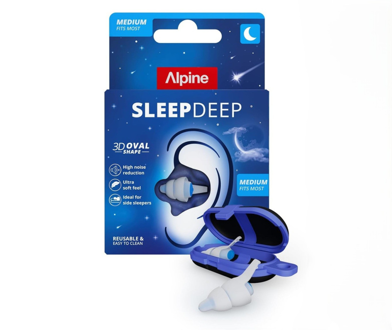 Alpine SleepDeep špunty do uší 1 pár Velikost: M