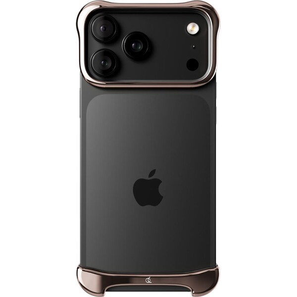 Arc Pulse hliníkový ochranný rám iPhone 17 Pro Max růžový bronz
