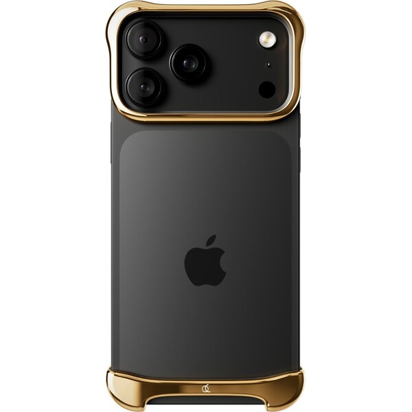 Arc Pulse hliníkový ochranný rám iPhone 17 Pro Max zlatý