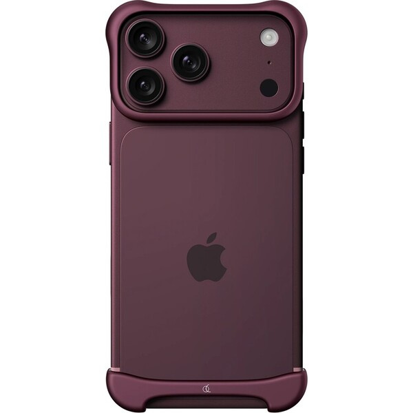 Arc Pulse Aluminium ochranný hliníkový rám iPhone 18 Pro matný tmavě červený