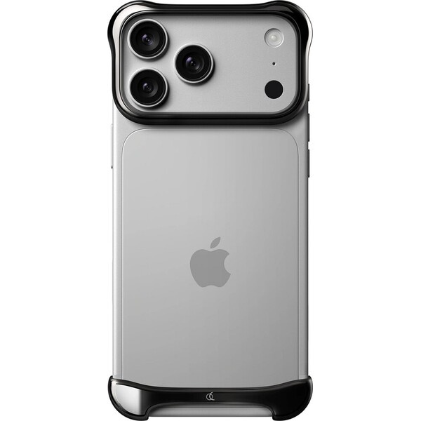 Arc Pulse Titanium ochranný titanový rám iPhone 18 Pro Max onyxově černý