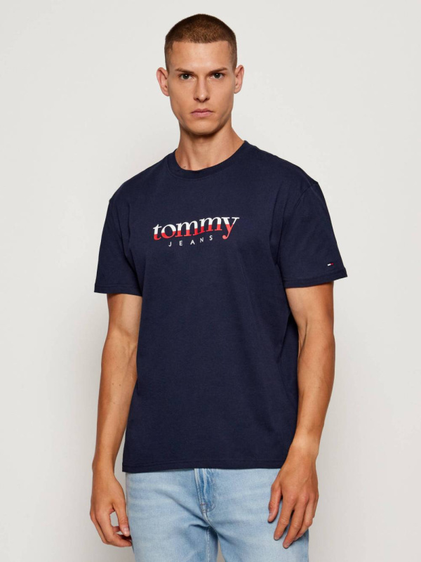 Tommy Jeans pánské modré triko