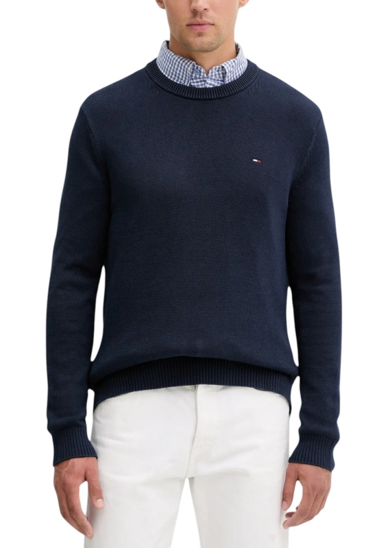 Tommy Jeans pánský modrý svetr