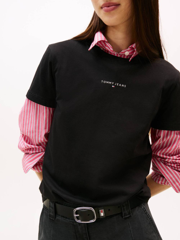 Tommy Jeans dámské černé tričko