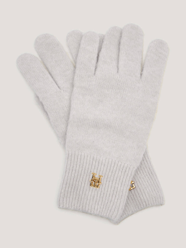 Tommy Hilfiger dámské světle  šedé rukavice