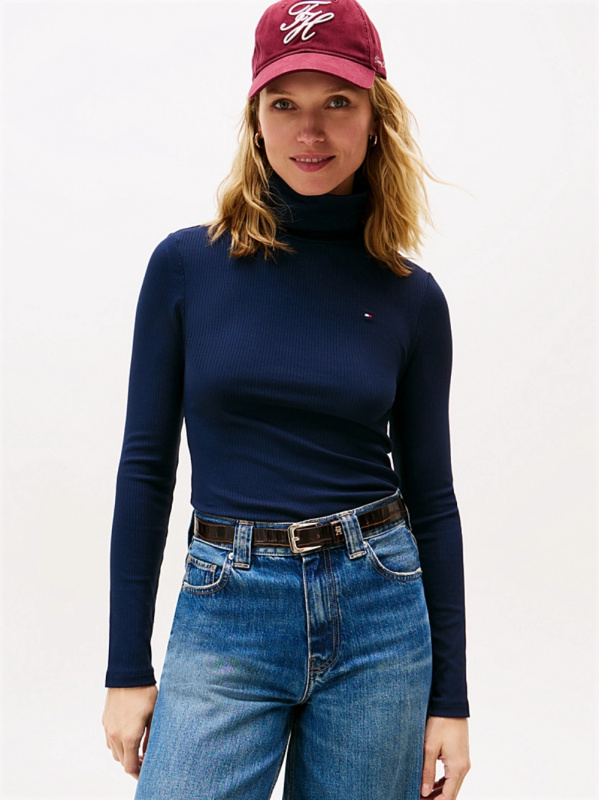 Tommy Hilfiger dámský tmavě modrý rolák